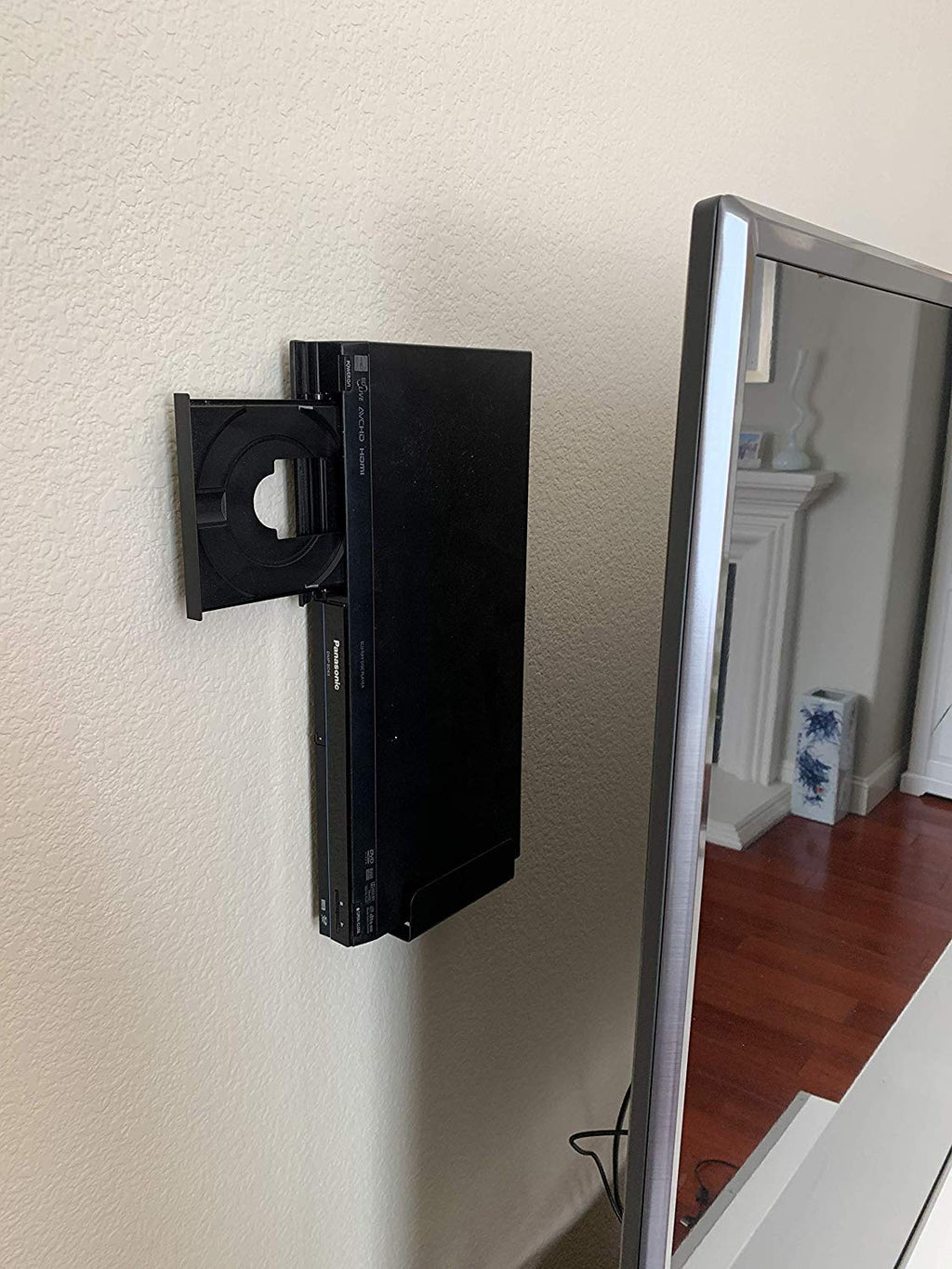 Mount Plus Streaming Media Player Wall Mounting Bracket for Most Small Devices Up to 2.2 lbs. - Apple TV, Roku, Fire TV, etc
