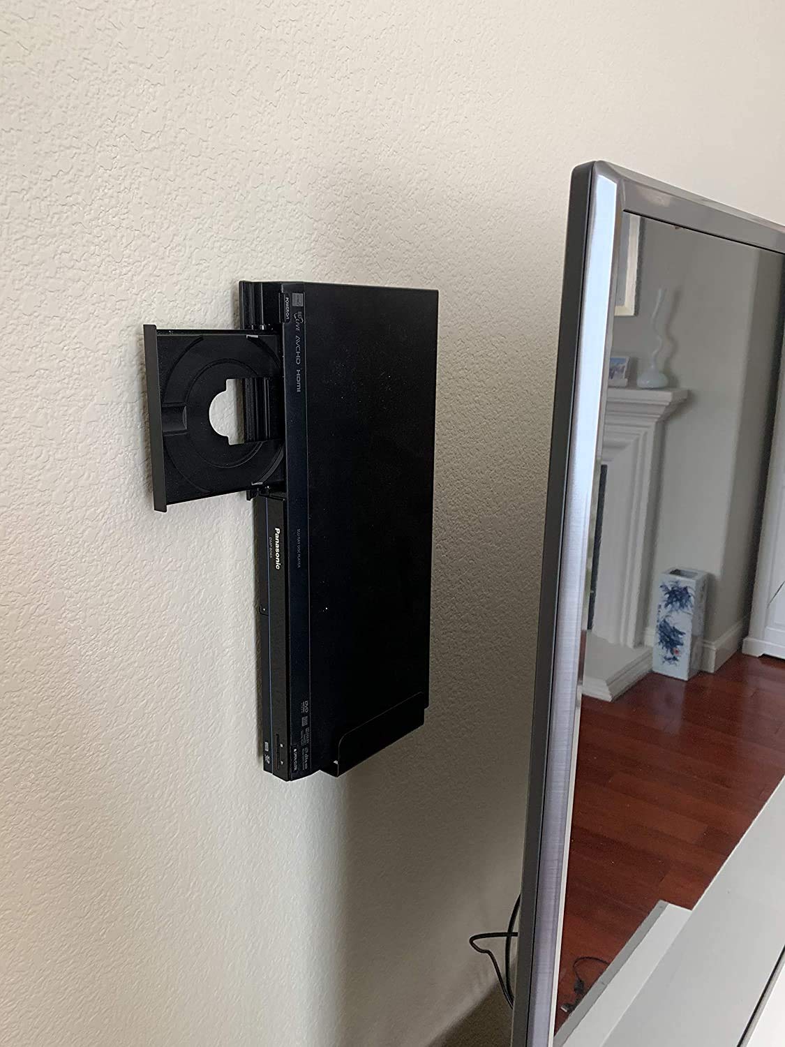 Mount Plus Streaming Media Player Wall Mounting Bracket for Most Small Devices Up to 2.2 lbs. - Apple TV, Roku, Fire TV, etc