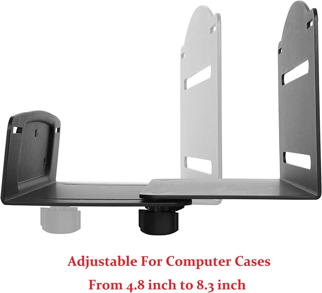 MED02-C2 Medical Wall Mount Workstation with Folding Keyboard Tray | Large Sliding Mouse Pad | Height Adjustment Space Save Folding Design for 17"-35" Screen | Scanner Holder With CPU Wall Mount