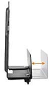 Mount Plus Streaming Media Player Wall Mounting Bracket for Most Small Devices Up to 2.2 lbs. - Apple TV, Roku, Fire TV, etc