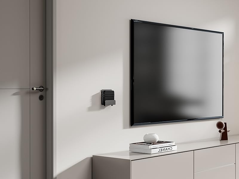 Mount Plus Streaming Media Player Wall Mounting Bracket for Most Small Devices Up to 2.2 lbs. - Apple TV, Roku, Fire TV, etc