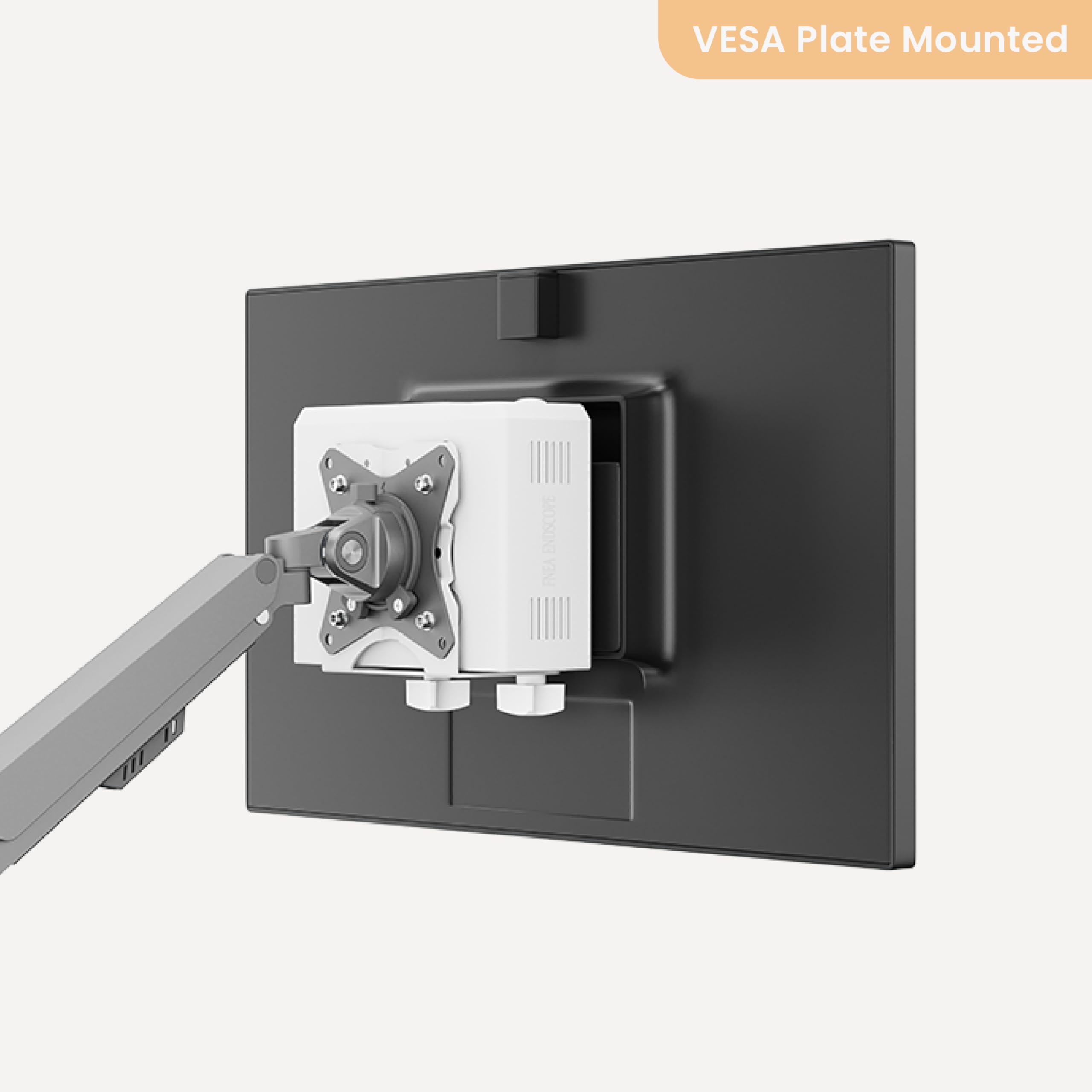MB-C13-2C Lightweight Medical Trolley Cart for 17" to 32" Monitor with Keyboard Table, Basket, Scanner Holder for Hospital Clinic Dental Office Home Office | Height Adjustable with Mini CPU Mount