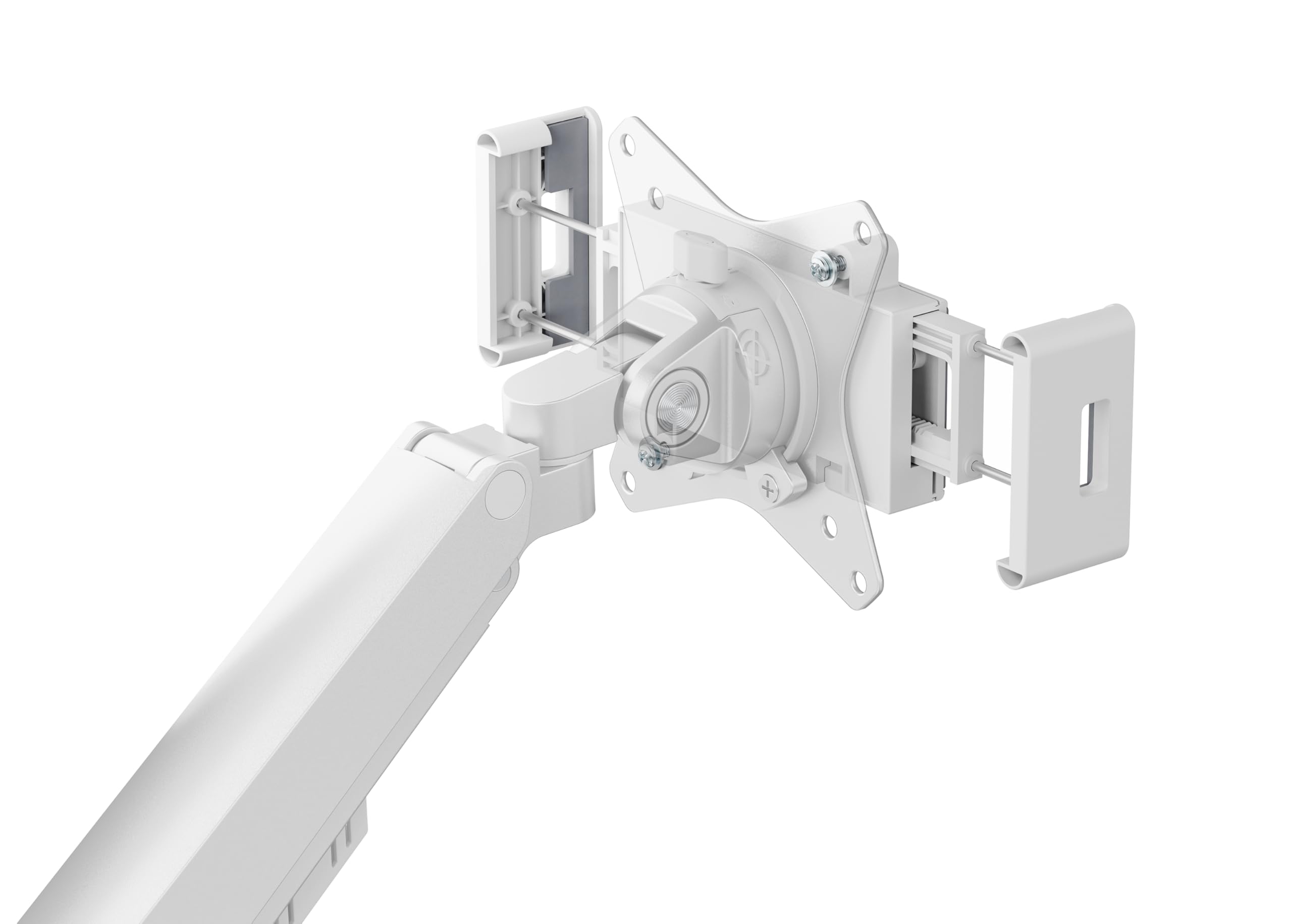Mount Plus VESAT01 Universal VESA Tablets Mount Adapter for IPad, IPad Pro, Tablets, Portable Monitors Display On Monitor Arm | VESA 75x75 Max 15" Screen