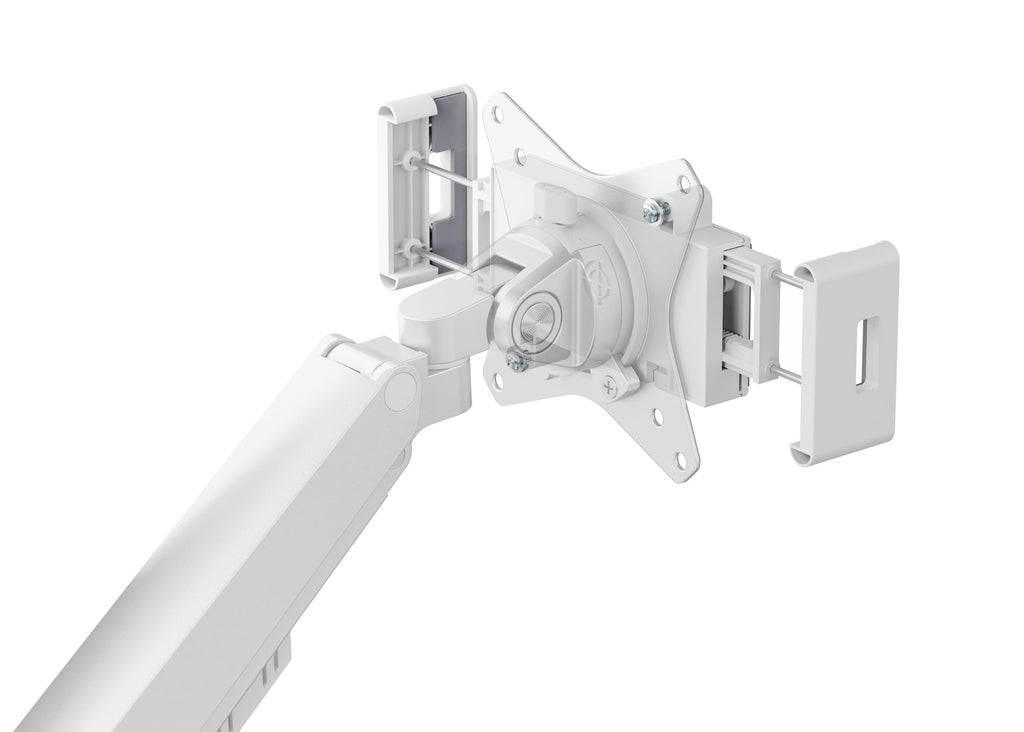 Mount Plus VESAT01 Universal VESA Tablets Mount Adapter for IPad, IPad Pro, Tablets, Portable Monitors Display On Monitor Arm | VESA 75x75 Max 15" Screen