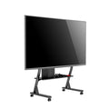 Mount Plus LDT03 Rolling Mobile TV Game Console Cart With Big Shelf For 45"-90" TVs Up To 130 LBS | Height Adjustable Trolley | Max VESA 800x400mm | Playstaion Xbox Console Cart | Portable Game Center