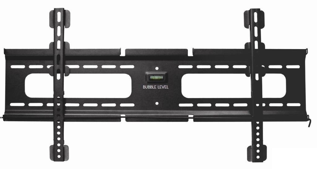 MountPlus MP-PLB-41 Ultra Slim Fixed TV Wall Mount Bracket 55-80 Inch LED, LCD Plasma TVs up to VESA 800 x 400mm 165 LBS Loading Capacity (1" Low Profile TV)